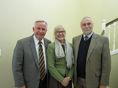 Nancy Hills, Craig Jessop and Larry Smith