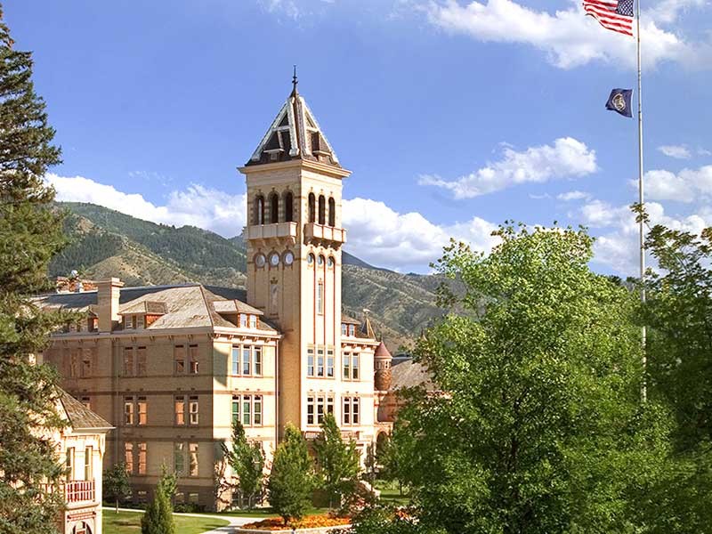 Old Main in summer