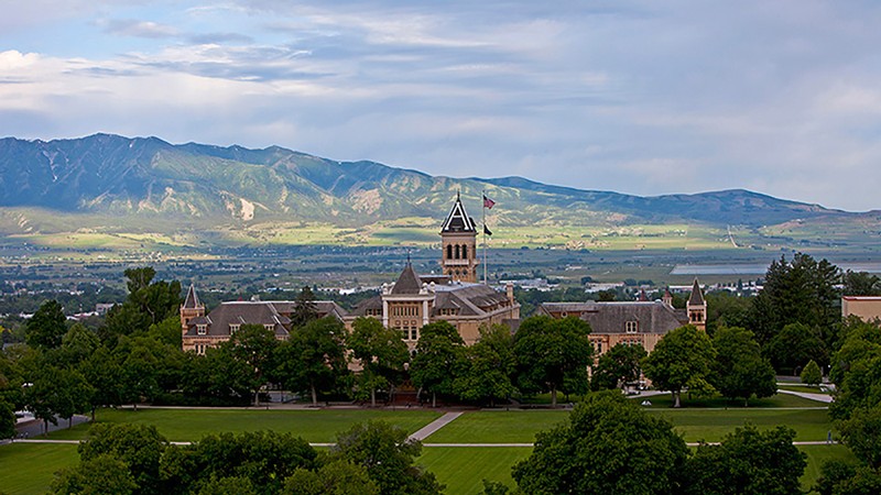 USU campus aerial