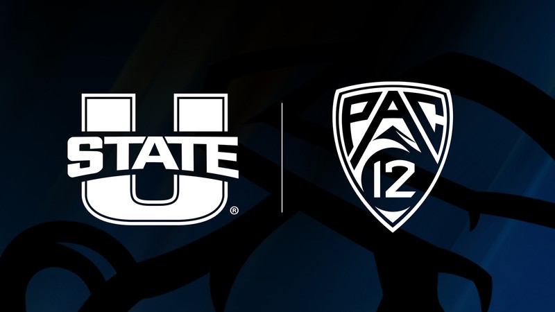 Logo of the PAC 12 and USU
