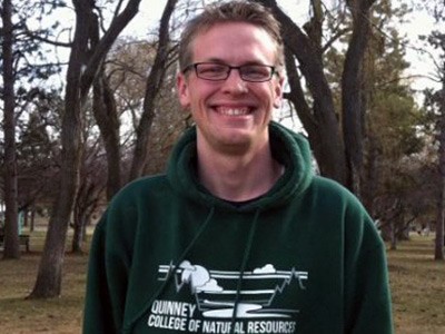Jason Brown, Quinney College of Natural Resources' 2015 Outstanding Senior
