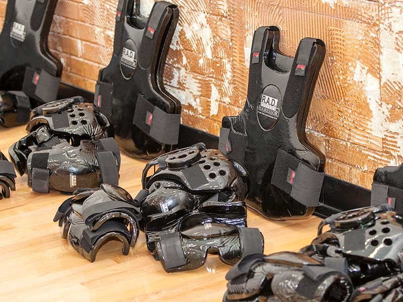 RAD vests and helmets