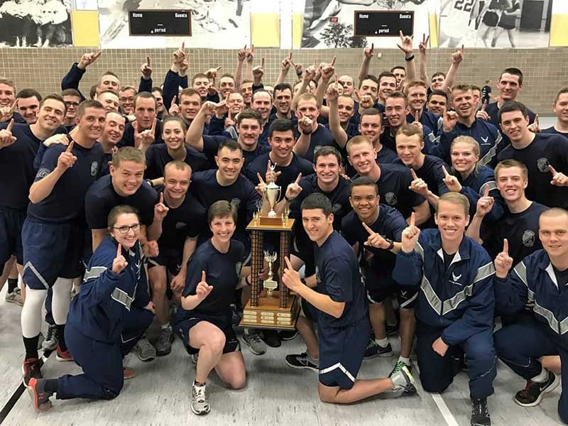 Cadets from USU’s Air Force ROTC Detachment 860