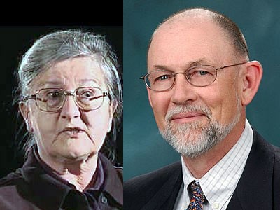 Religious studies panel at USU, Margaret Barker and Norman Jones