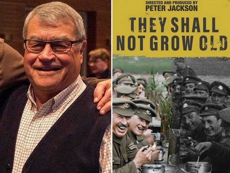Ross Peterson and ‘They Shall Not Grow Old’ poster