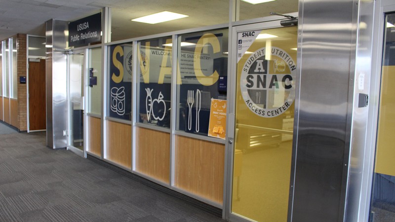 USU's SNAC Food Pantry in the Taggart Student Center.