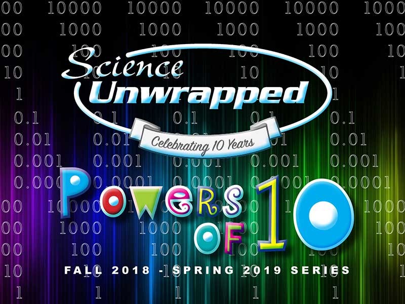 Science Unwrapped ‘Powers of 10’ logo
