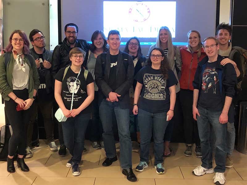 Group photo of USU’s Sigma Tau Delta.