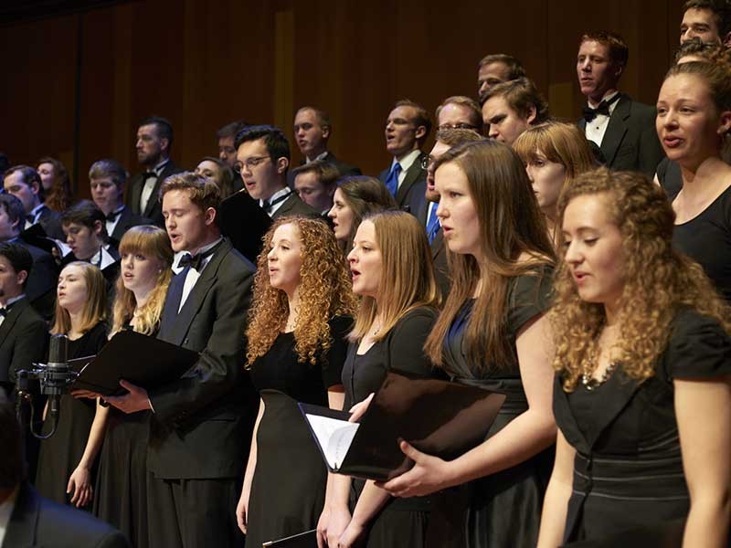 USU Choral singers