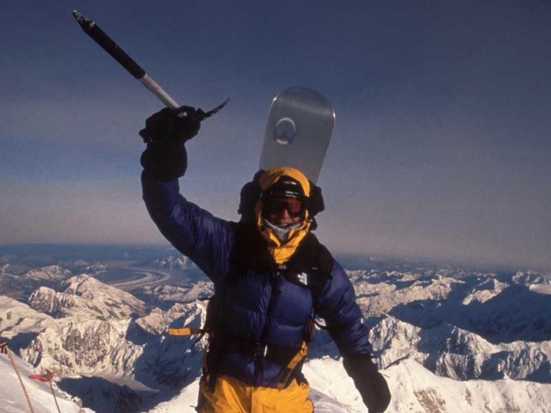 Stephen Koch, snowboard mountaineer