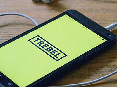 photo illustration for music streaming app Trebel