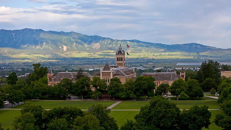 USU campus aerial
