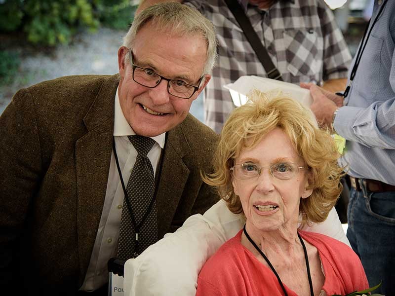 Paul Crumbley, an English professor with Margaret Swenson Woodbury, May’s youngest sister