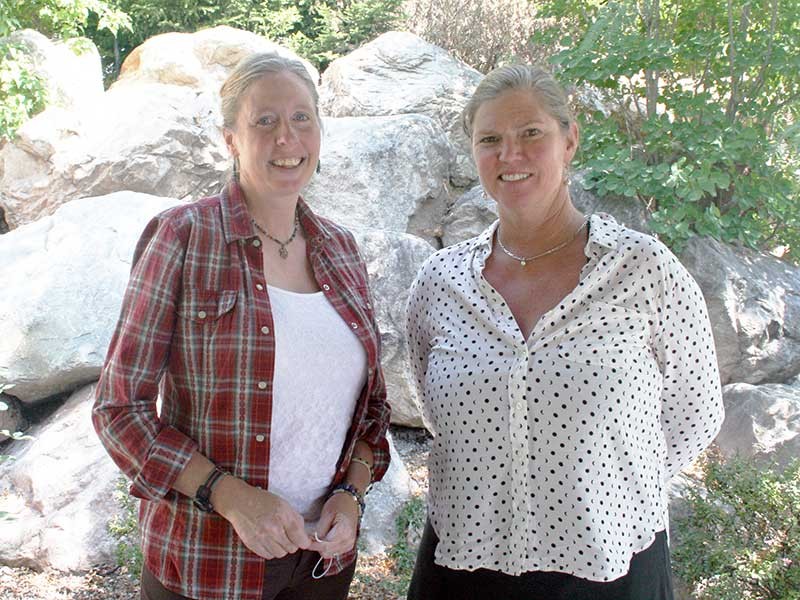 USU geologists Tammy Rittenour and Carol Dehler