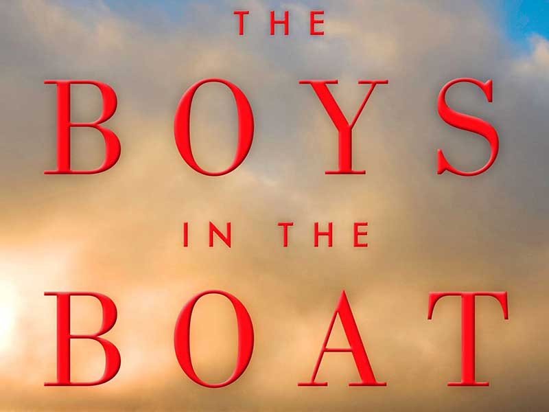 “The Boys in the Boat” book cover.