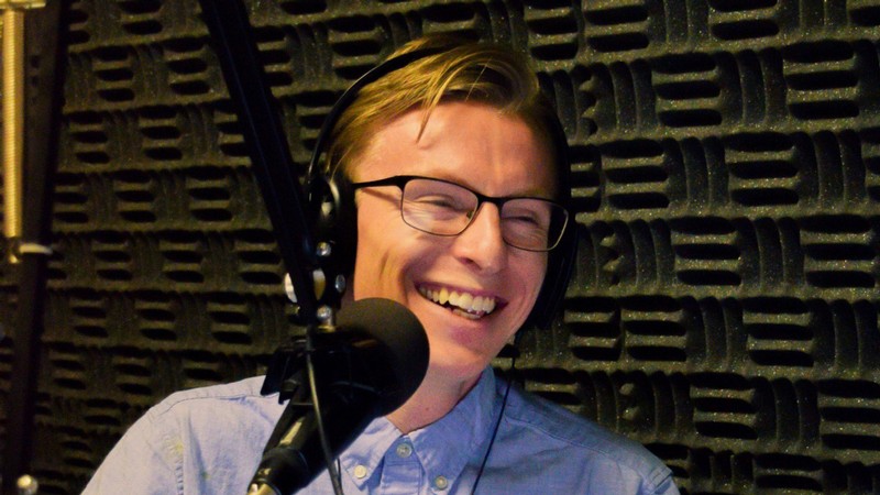 USU student Timothy Light hosts the podcast, DEBUNKED.