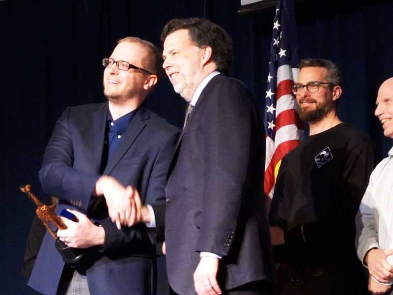 Tom Liljegren with Dean Joseph Ward