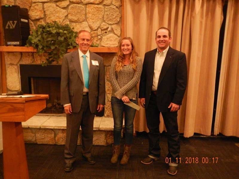 Jeff Barnes, Delaney Pharris and Taylor Payne