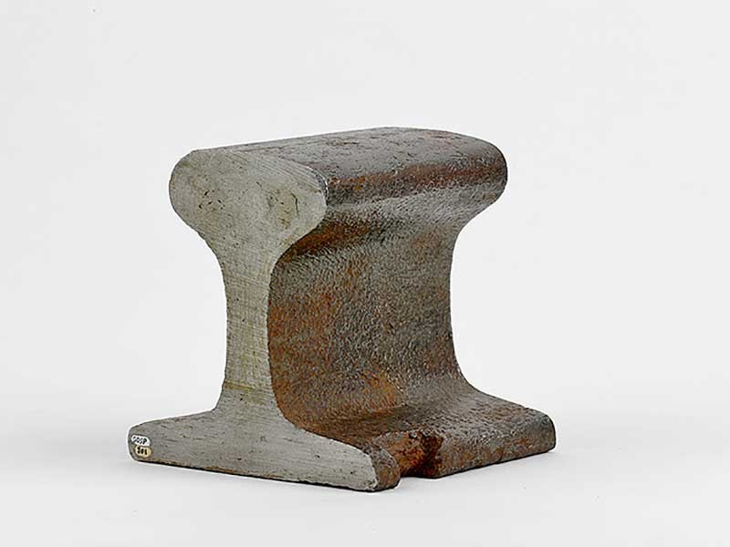 piece of railroad track from Golden Spike