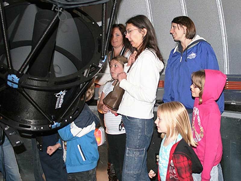 Interior of USU Observatory