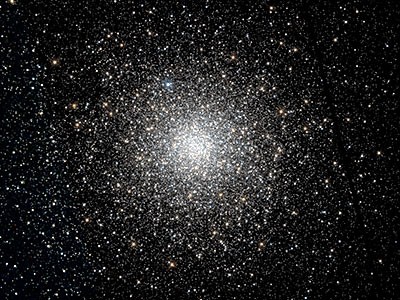 a NASA photograph of the Hercules Globular Cluster