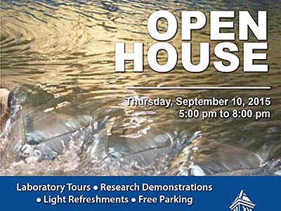 graphic for Utah Water Research Laboratory open house