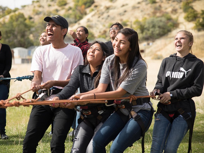 Ute Tribe student participate in activities