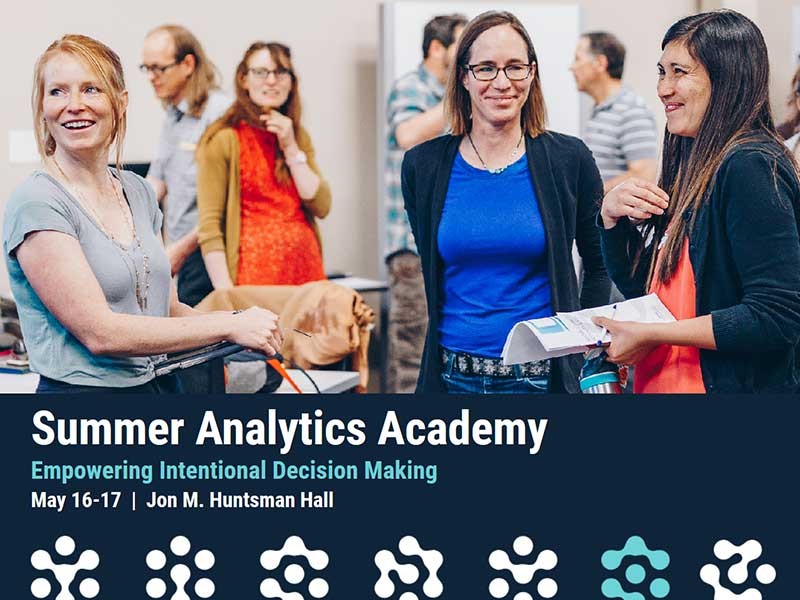 attendees at Summer Analytics Academy