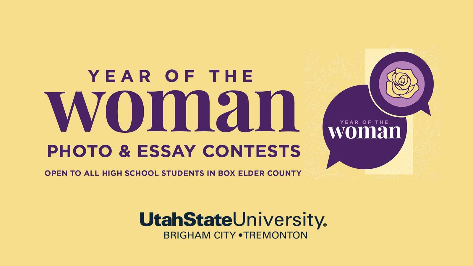 Year of the Woman Photo and Essay Contest Poster.
