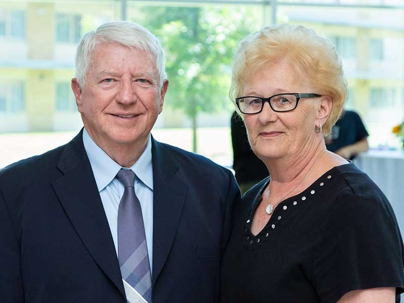 Dean Adams and his wife Joyce