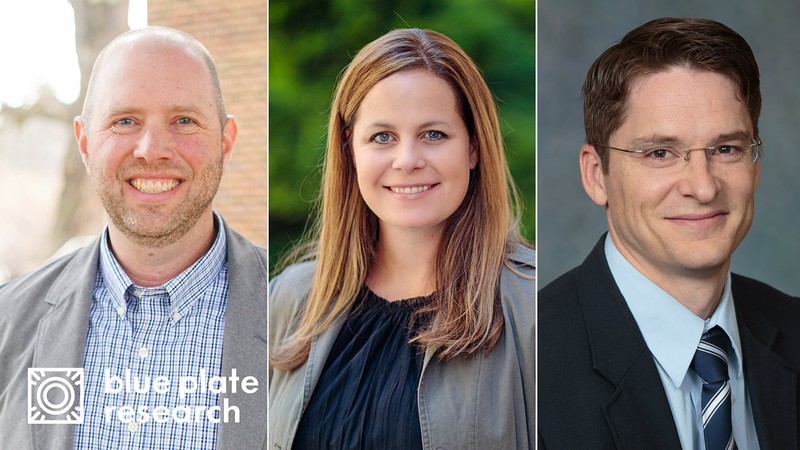 HDFS Professors Shawn Whiteman (left), Beth Fauth and Brian Higginbotham.