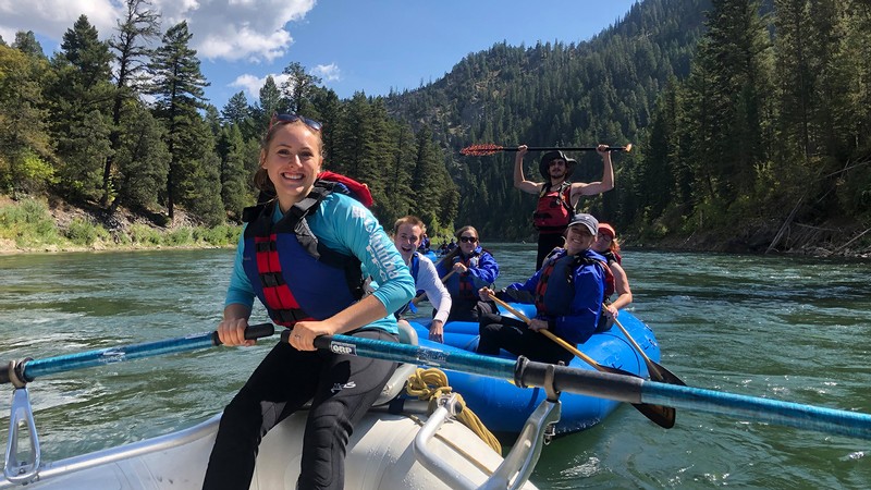 Aggies river rafting.