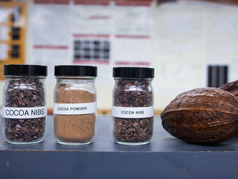 jars of chocolate