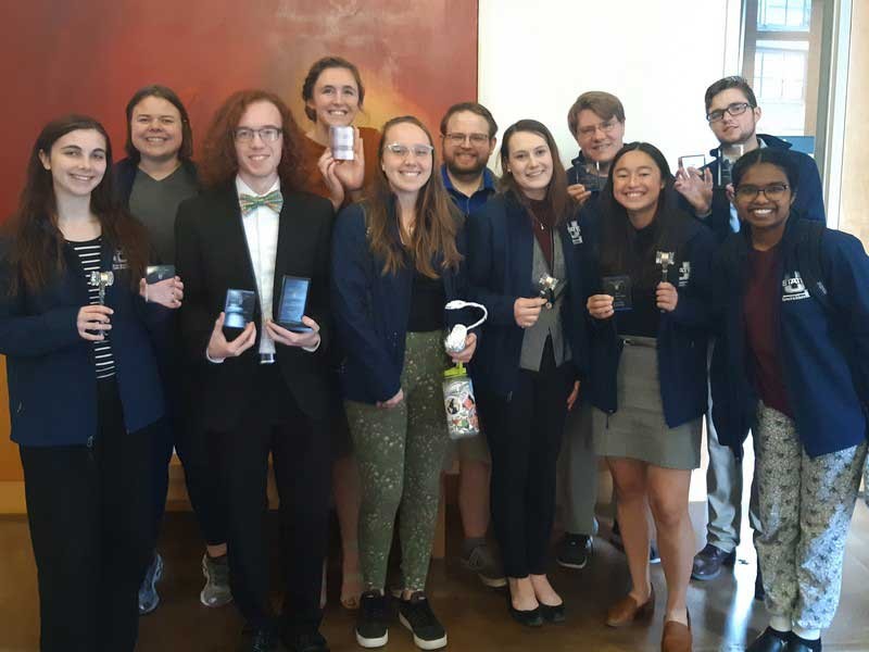Speech and Debate Team group photo