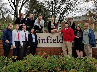 Members of the USU Speech and Debate team