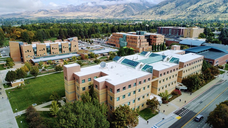 Education buildings on the USU campus.