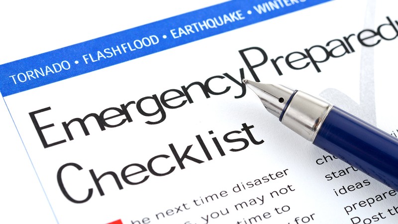 Emergency Preparedness checklist.