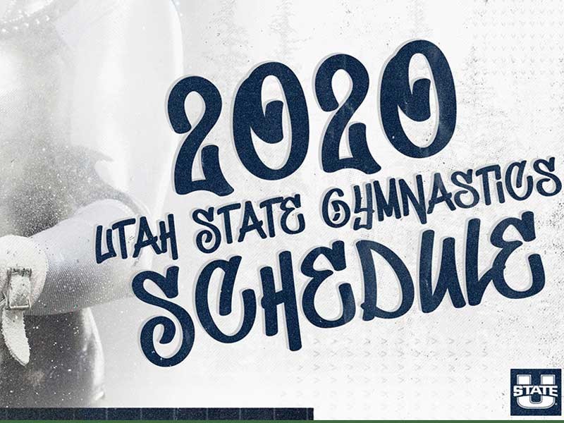Aggie Gymnastics schedule 2020 image