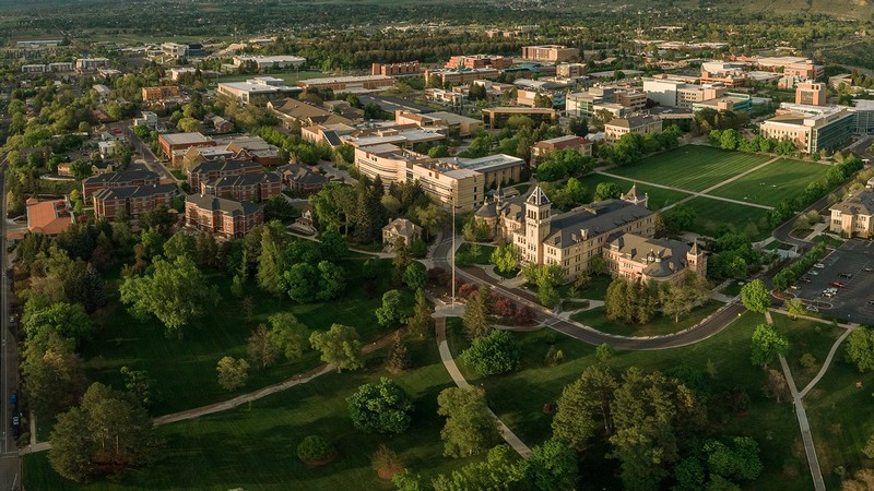 USU campus in summer.