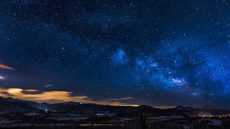 night sky on the Wasatch Front.