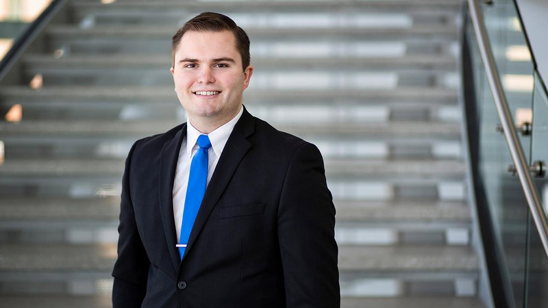 Civil engineering major Joshua Ward is the 2021 College of Engineering valedictorian.