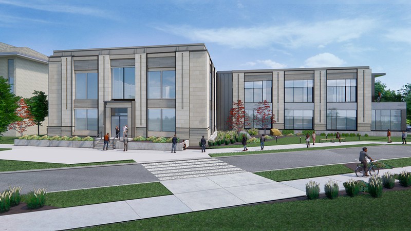 A rendering of the Mehdi Heravi Global Teaching and Learning Center.