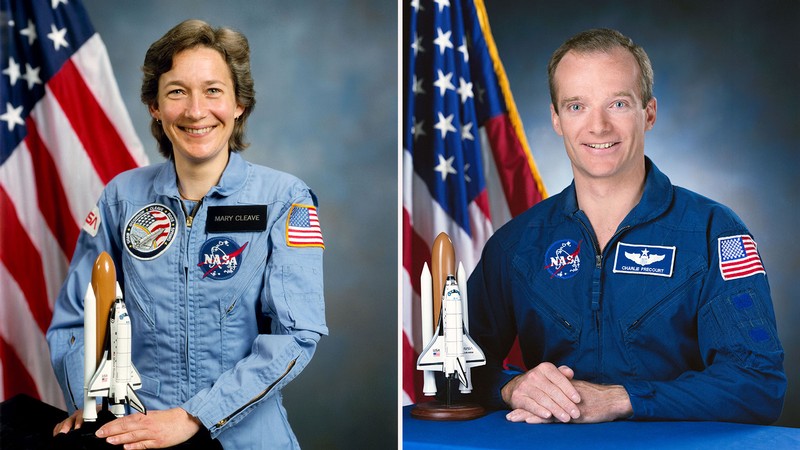 Mary Cleave and Charles Precourt