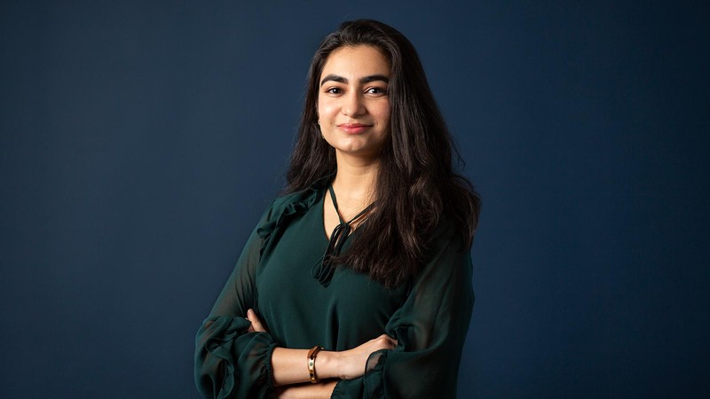 Marium Rasheed poses for a photo.