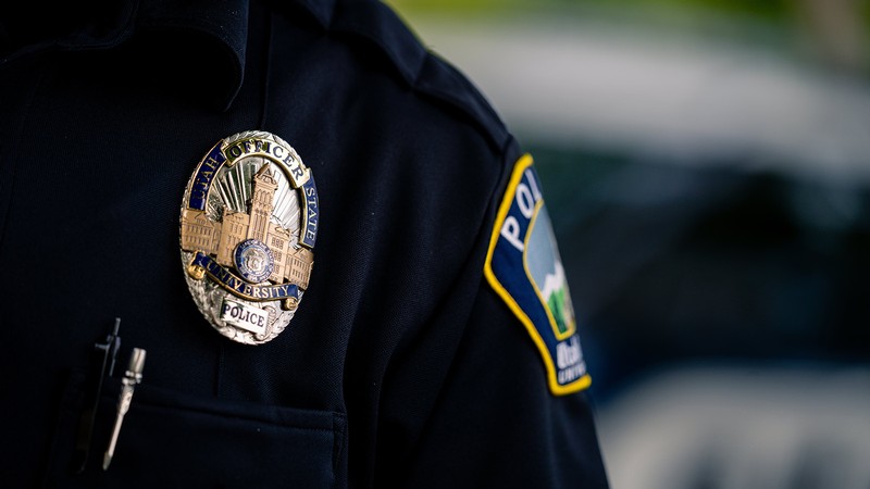 USU police badge.
