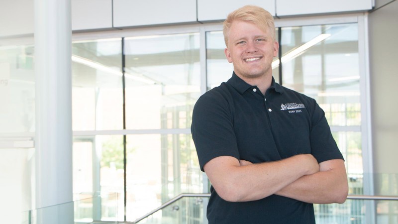 Sam Christensen, senior in electrical engineering from San Diego.