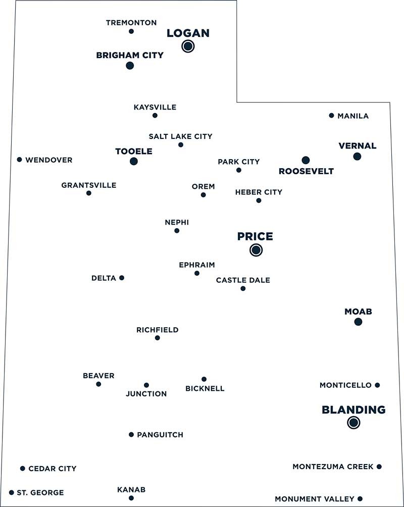 USU Statewide Campus Map