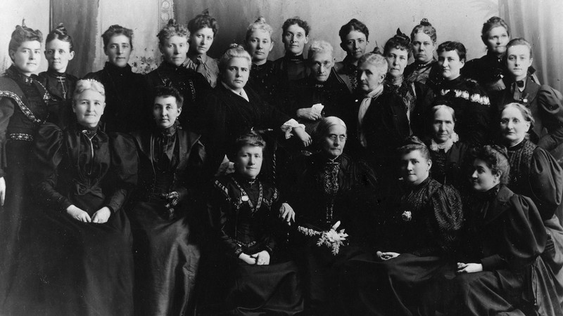 Utah women suffrage leaders, May 1895. Utah Historical Society.