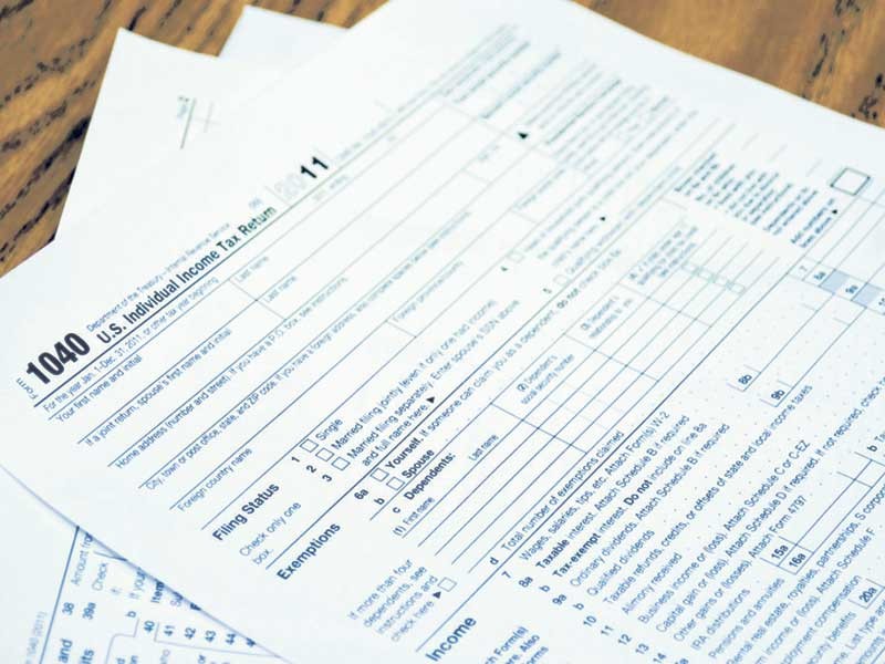 IRS 1040 tax form