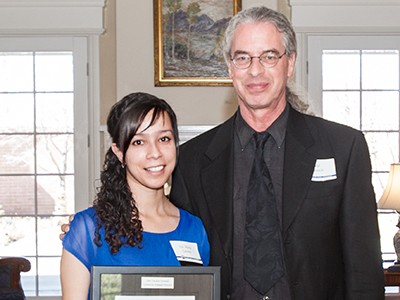 Luz Maria Carreno and Todd Milovich, Campus Compact Awards